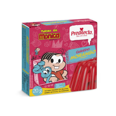 GELATINA PO MORANGO PREDILECTA 36X20G