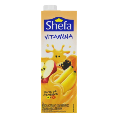 BEB LACTEA VIT C FRUTAS SHEFA 12X1L