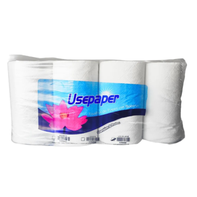 PAPEL TOALHA BOBINA USEPAPER BRANCO 8X20X100