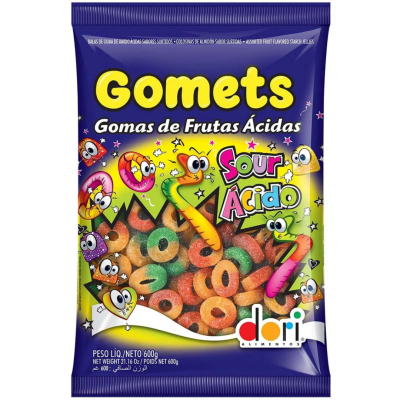 GOMETS GOMA ANEL ACIDO 600G