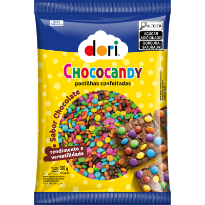 CHOCOCANDY PASTILHA CONF COLORIDA 500G