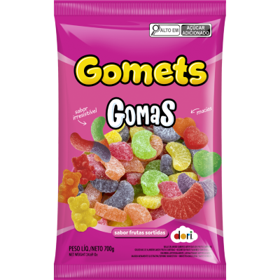 GOMETS GOMA GOMOS DE FRUTAS 700G