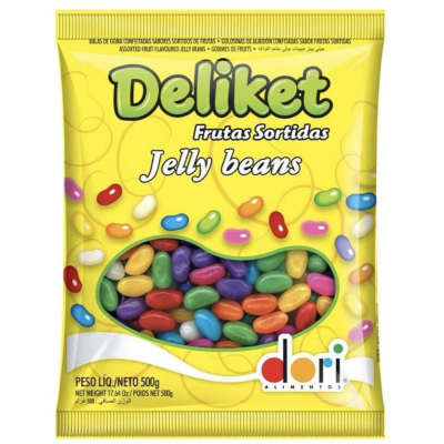 DELIKET GOMA CONFEITADA FRUTAS 500G