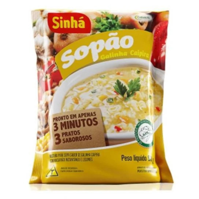 SOPAO GALINHA CAIPIRA C LEG SINHA 12X90G