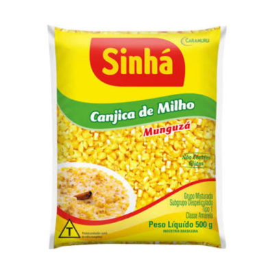 CANJICA DE MILHO AMARELA SINHA 20X500G