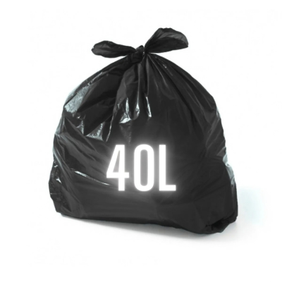 SACO LIXO PRETO 40 L 100 UN