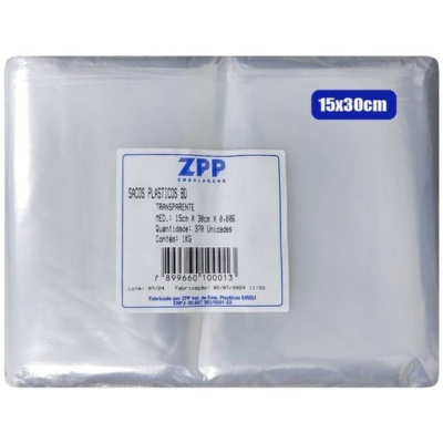 SACO 15 X 30 X 0,006 C/ 1 KG
