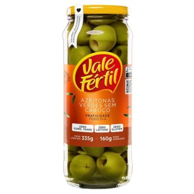 AZEITONA VERDE S CAROCO VIDRO VALE FERTIL 24X160G
