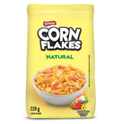 Corn Flakes Natural Kisabor 12X220G