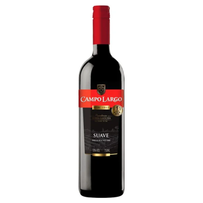 VINHO TINTO SUAVE CAMPO LARGO 12X750ML
