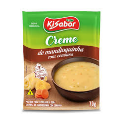 Creme De Mandioquinha C/ Cenoura Kisabor 15X70G