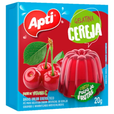 Gelatina Cereja Apti 18X20G