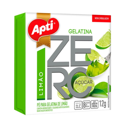 Gelatina Zero Limao Apti 18X12G