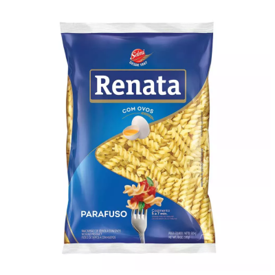 Macarrao Parafuso 2 C/Ovos Renata 20X500G