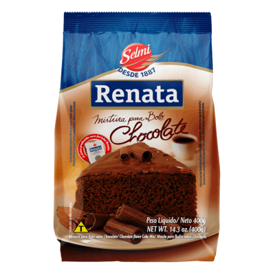 Mistura Para Bolo Chocolate Renata 12X400G