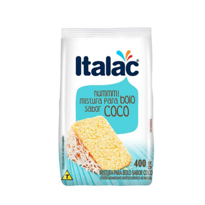Mistura Para Bolo Coco Italac 12X400G