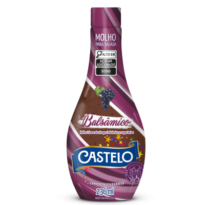 Molho Sal. Balsamico Castelo 12X236 Ml