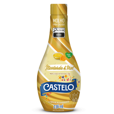 Molho Salada Mostarda / Mel  Castelo 12X236 Ml