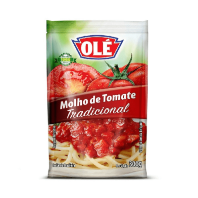 Molho Tomate Tradicional Sache Ole 32X300G
