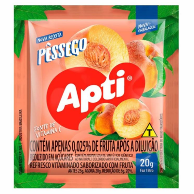 Refresco Pessego Apti 15X20G