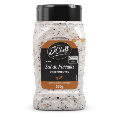 Sal Parrilha Com Pimentas D Chefe Kisabor 12X500G