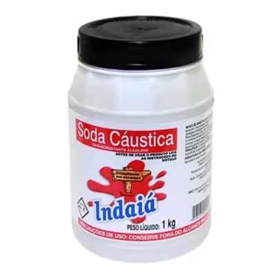 Soda Caustica Indaia Pote 1 Kg