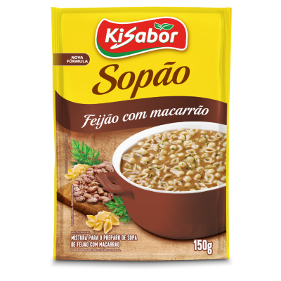 Sopao De Feijao Com Macarrao Kisabor 150G
