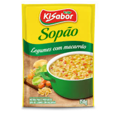Sopao De Legumes Com Macarrao Kisabor 15X150G